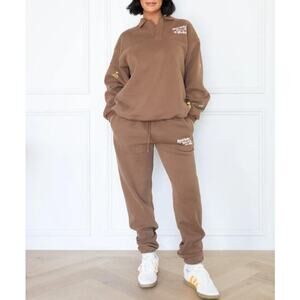 Mayfair x Avery Woods Sweatsuits Women 2XL Brown Reminder You Are Loved